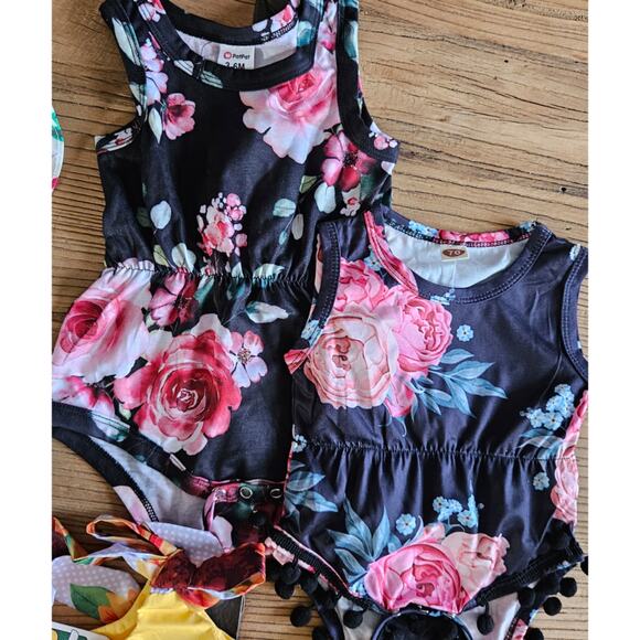 PatPat 7 piece summer spring girls outfit bundle sz 3-6 Months New - Picture 3 of 5